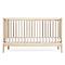 Baby bed KERA in ash with Straight top and Curve legs
