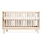 Baby bed KERA in ash with Straight top and Retro legs
