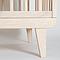 Baby bed KERA in ash with Straight top and Retro legs
