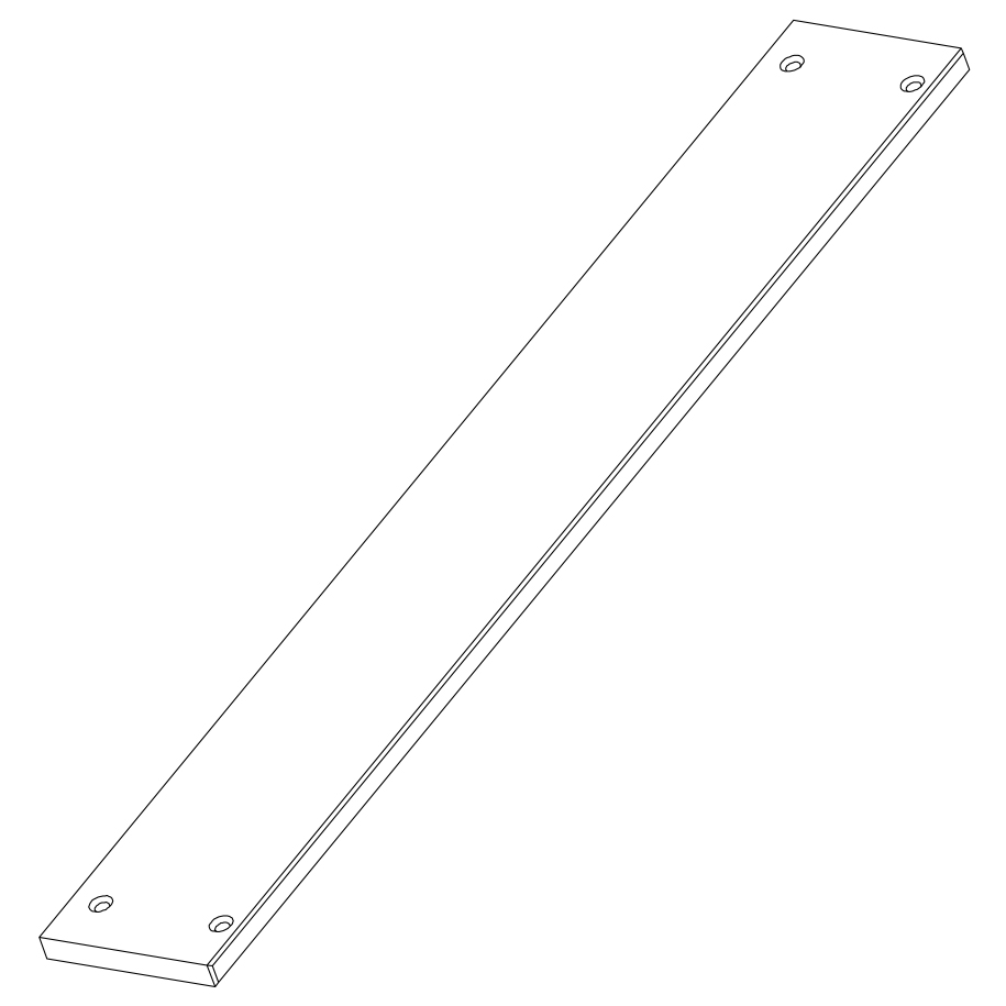 Barrière de sécurité latérale 13,8x93,6cm pour lit MONTESSORI DESTYLE de Breuyn blanc laqué