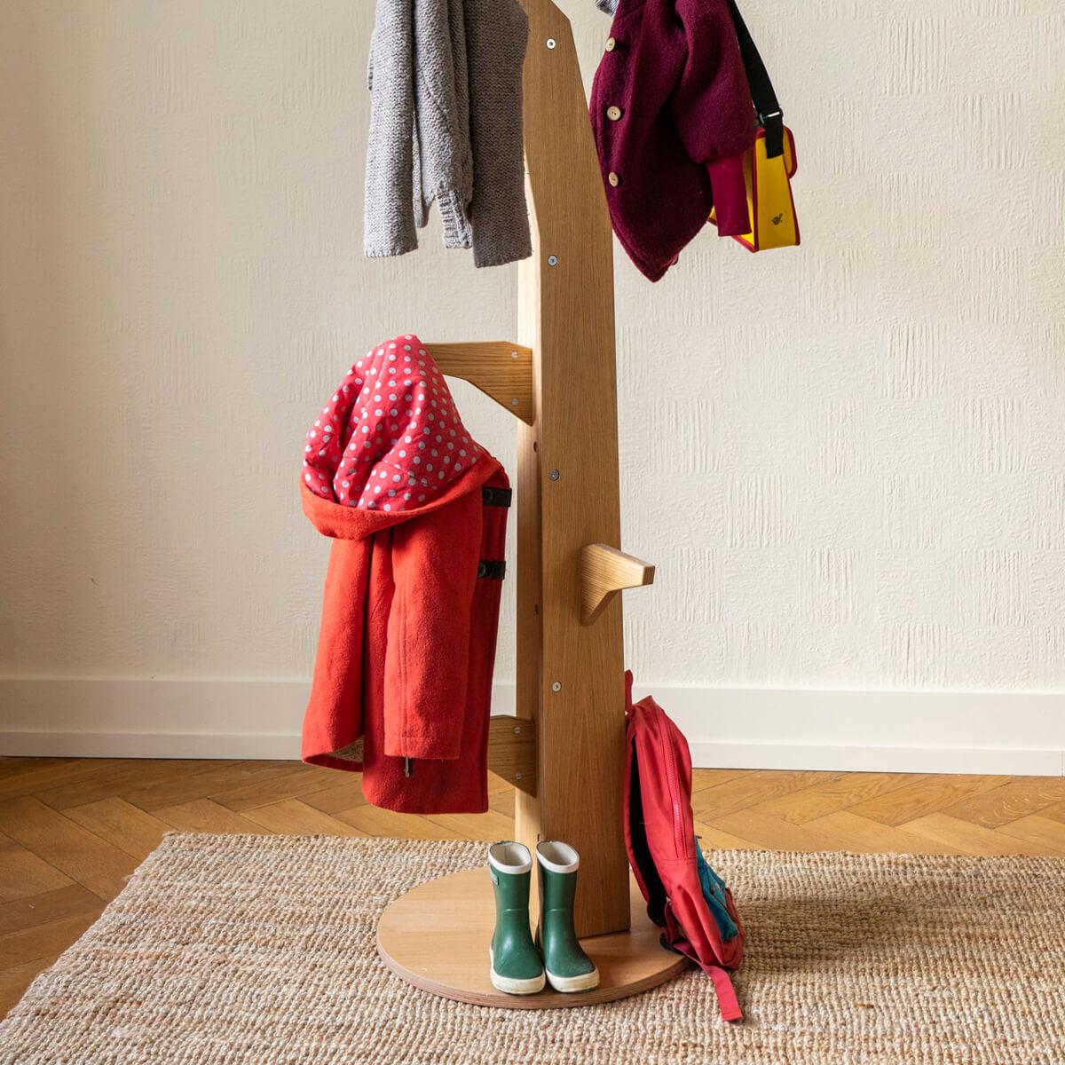 Baum freistehend-Bodenplatte KASVA Multiplex furniert Eiche-geölt