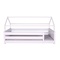 Bed low cabin Montessori side rail double KASVA beech white lacquered