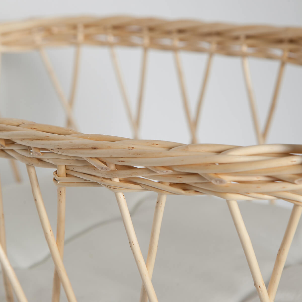 Berceau poupée en osier