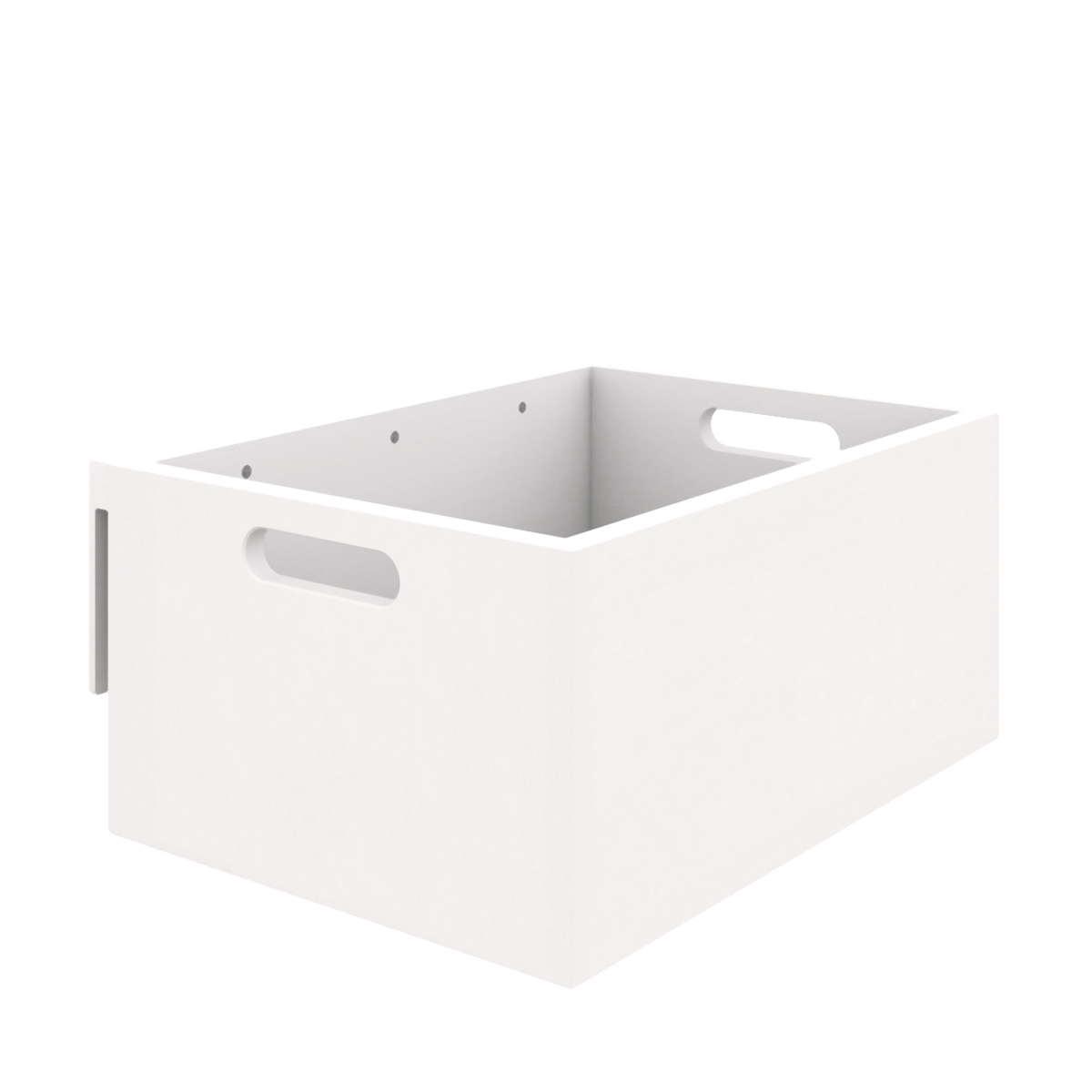 Boîte de rangement fixation lit DESTYLE de Breuyn laqué blanc