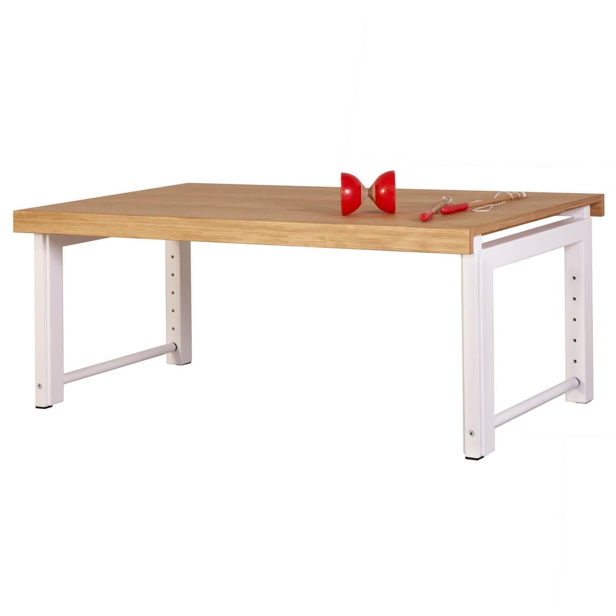 Bureau ZIGGY de Breuyn hêtre massif finition blanc-chêne