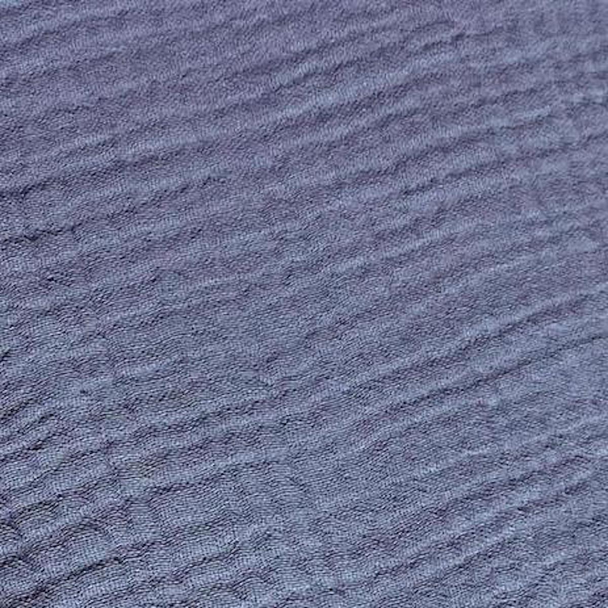 Cama alta KASVA textil Bobble verde-azul