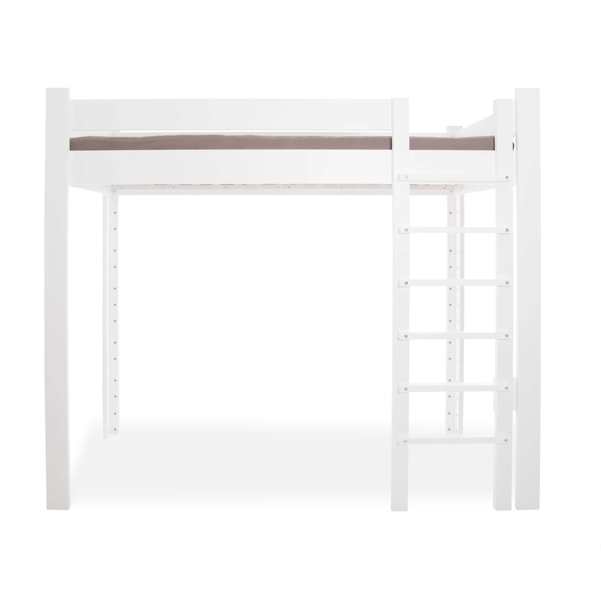 Cama evolutiva 90x200cm 7 en 1 escalera frontal DESTYLE de Breuyn lacado blanco
