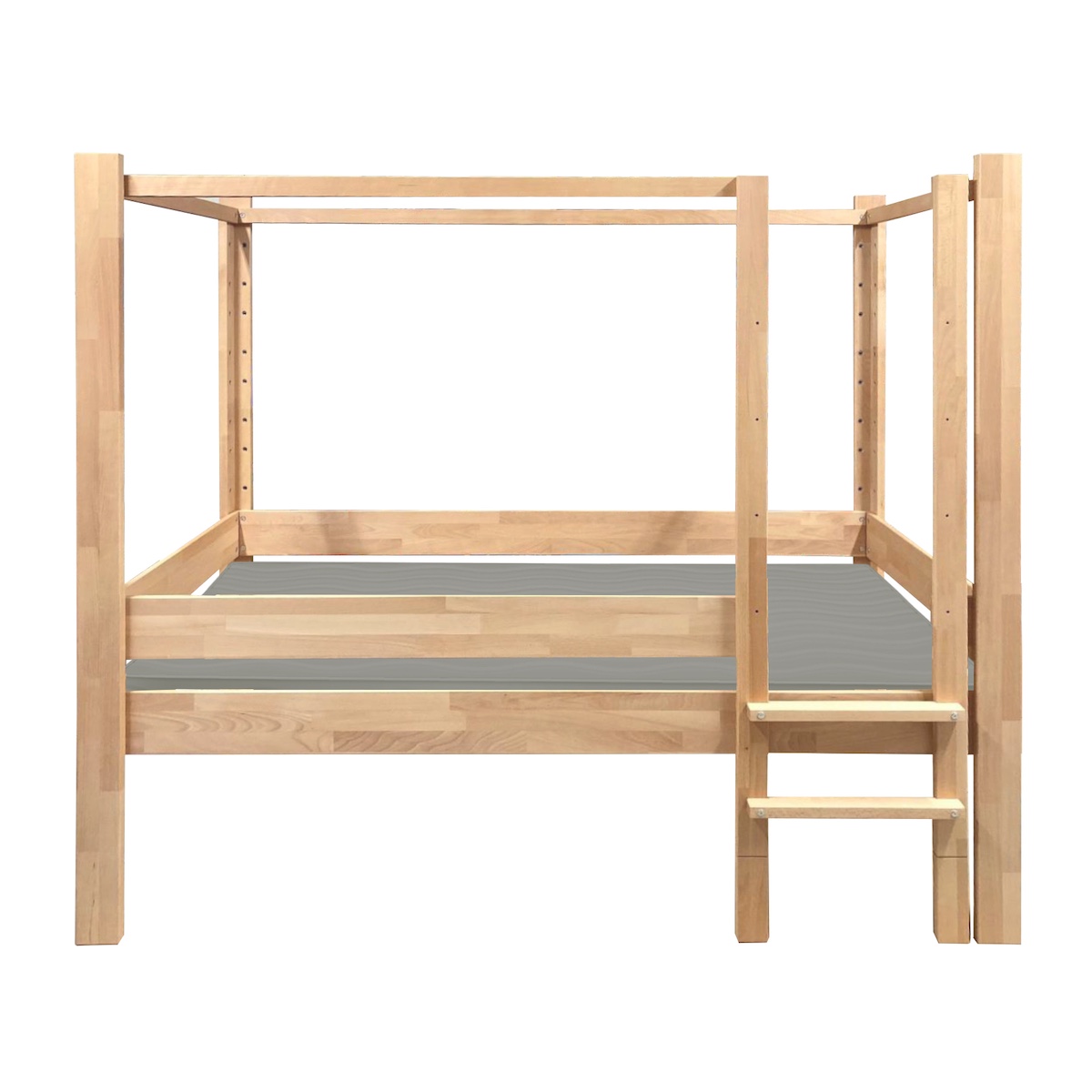 Cama evolutiva 90x200cm 7 en 1 escalera frontal DESTYLE de Breuyn natural