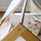 Cama montessori barrera doble-techo casa-textil KASVA haya lacado blanco-contrachapado roble