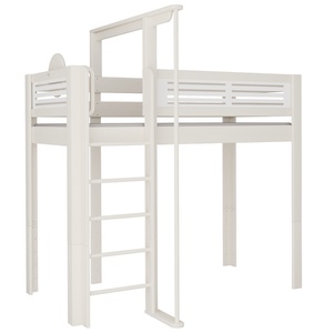 Cama Tatü alta barra deslizante DELUXE de Breuyn blanqueada