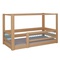Canopy bed Kubu DELUXE de Breuyn natural-blue
