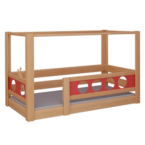 Canopy bed Pirate DELUXE de Breuyn natural-red