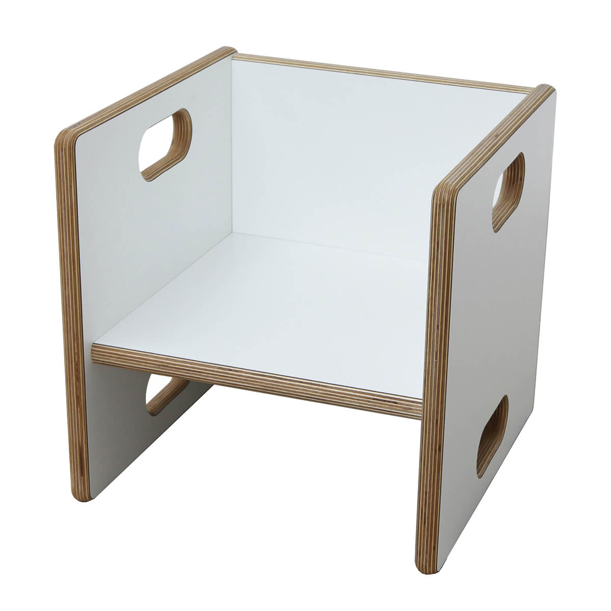 Chaise évolutive ZIGGY de Breuyn Multiplex corps blanc assise white