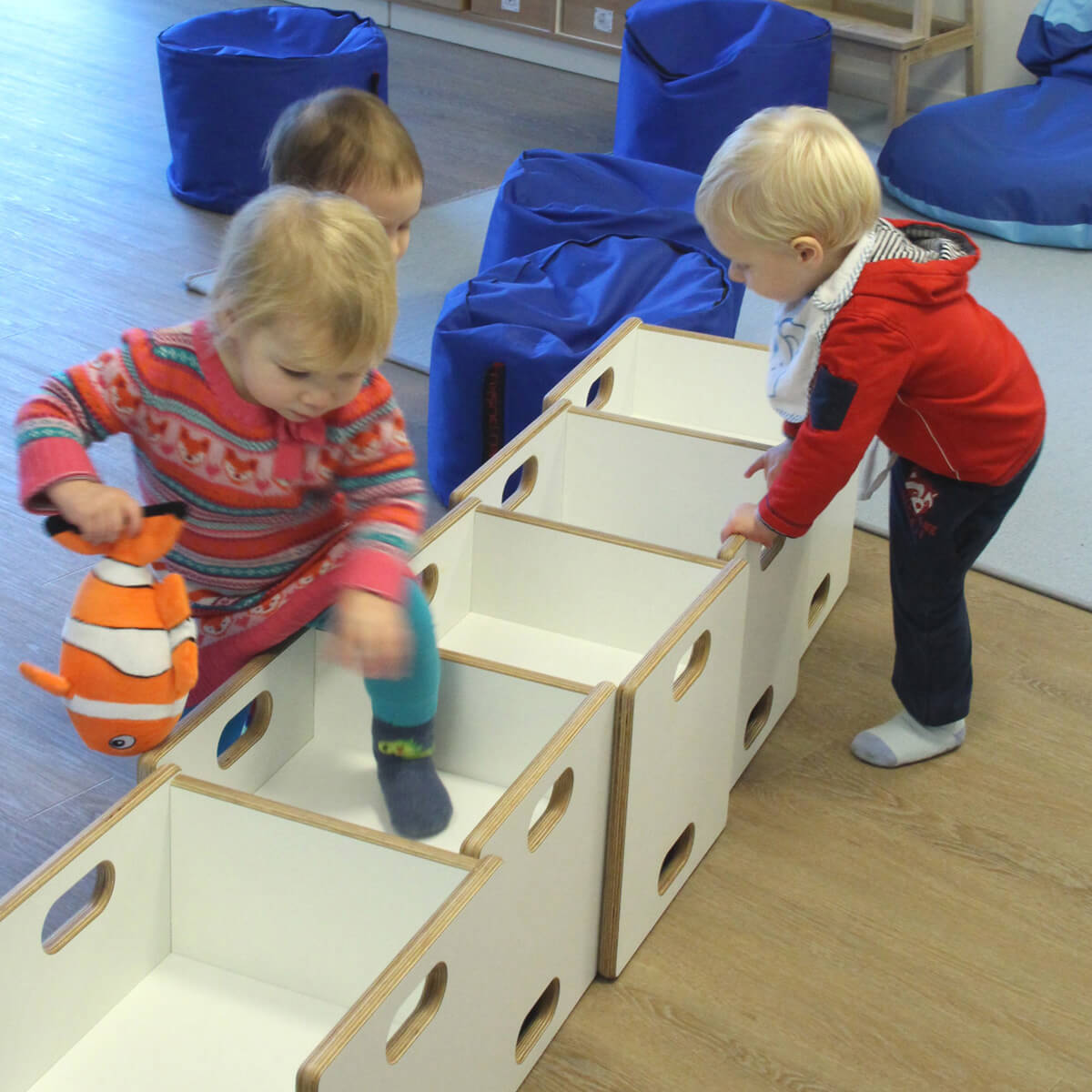 Chaise évolutive ZIGGY de Breuyn Multiplex corps blanc assise white