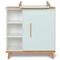 Changing table 1 door 3 niches NADO Retro beech mint