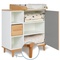 Changing table 1 door 3 niches NADO Retro beech slate grey