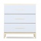 Changing table 3 drawers NADO Curve ash sky blue