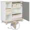Chest 1 door 3 niches NADO Retro ash slate grey