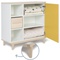 Chest 1 door 3 niches NADO Retro ash sunshine yellow