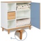 Chest 1 door 3 niches NADO Retro beech capri blue