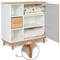 Chest 1 door 3 niches NADO Retro beech manhattan grey