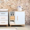 Chest 1 door 3 niches NADO Retro beech mint