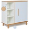 Chest 1 door 3 niches NADO Retro beech sky blue