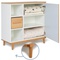 Chest 1 door 3 niches NADO Retro beech sky blue