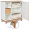 Chest 1 door 3 niches NADO Retro beech white
