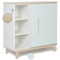 Commode 1 porte 3 niches NADO Retro finition frêne mint