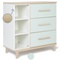 Commode 3 tiroirs 3 niches NADO Retro finition frêne mint