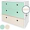 Commode COLORFLEX façades tiroirs mint-mint-white wash