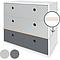 Commode COLORFLEX façades tiroirs pearl grey-pearl grey-space grey