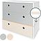 Commode COLORFLEX façades tiroirs pearl grey-pearl grey-white wash