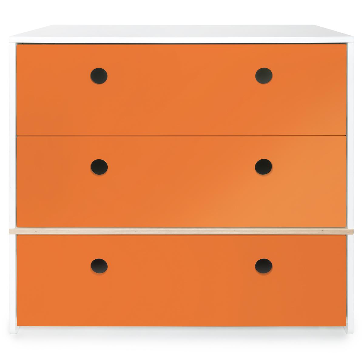 Commode COLORFLEX façades tiroirs pure orange