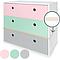 Commode COLORFLEX façades tiroirs sweet pink-mint-pearl grey