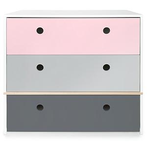 Commode COLORFLEX façades tiroirs sweet pink-pearl grey-space grey