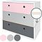Commode COLORFLEX façades tiroirs sweet pink-pearl grey-space grey