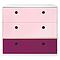 Commode COLORFLEX façades tiroirs sweet pink-sweet pink-plum