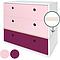 Commode COLORFLEX façades tiroirs sweet pink-sweet pink-plum