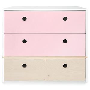 Commode COLORFLEX façades tiroirs sweet pink-white wash