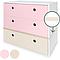Commode COLORFLEX façades tiroirs sweet pink-white wash