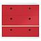 Commode COLORFLEX façades tiroirs true red 