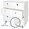 Commode COLORFLEX façades tiroirs white 