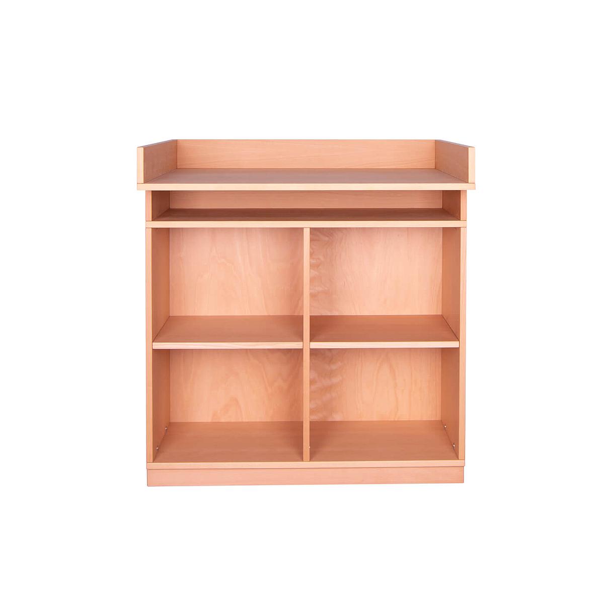 Cómoda-cambiador DESTYLE de Breuyn sin puertas haya aceitada