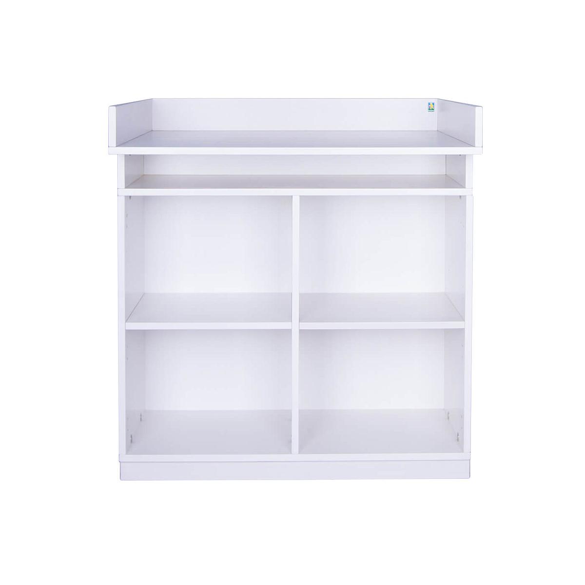 Cómoda-cambiador DESTYLE de Breuyn sin puertas haya blanco