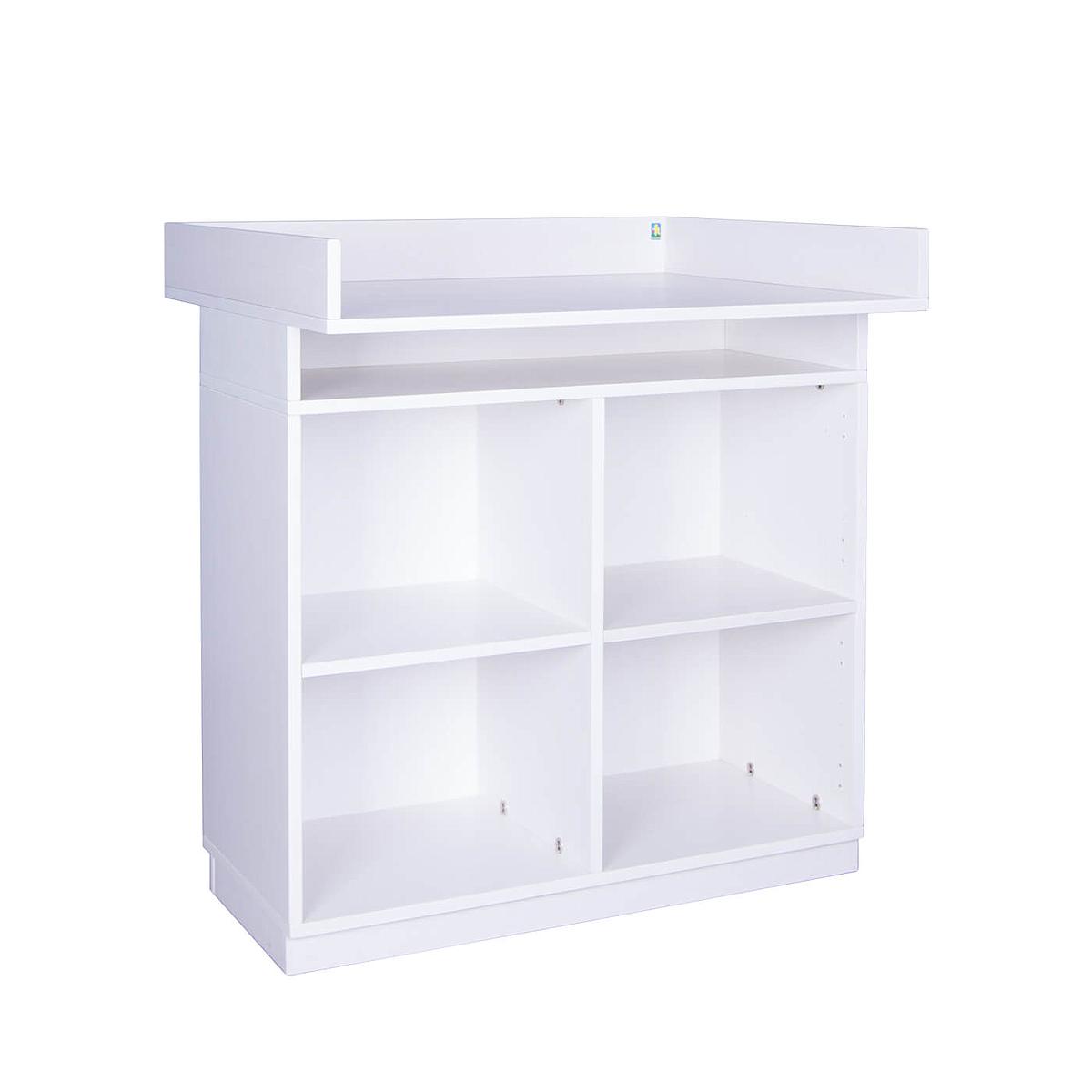 Cómoda-cambiador DESTYLE de Breuyn sin puertas haya blanco