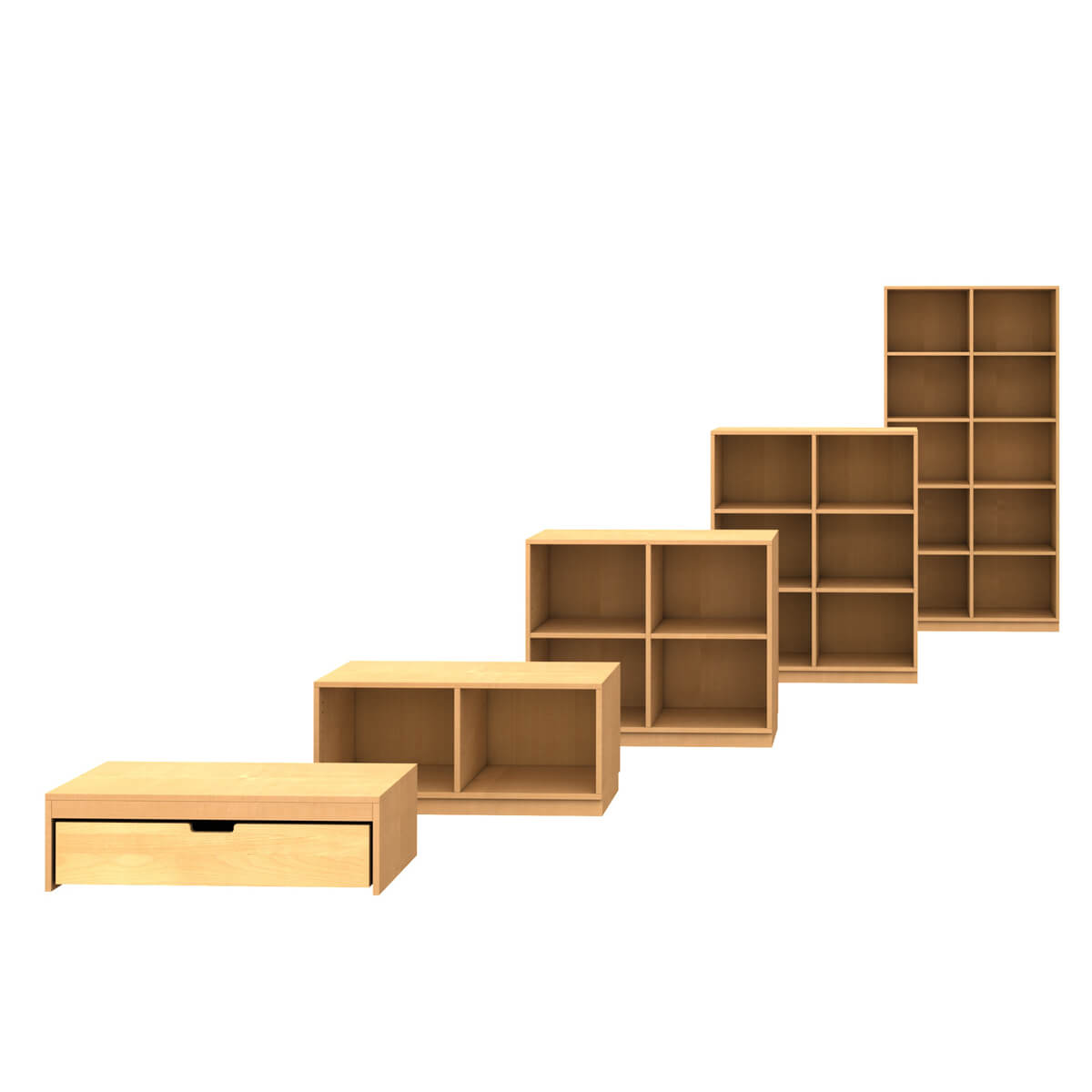 Container with drawer DESTYLE  de Breuyn natural