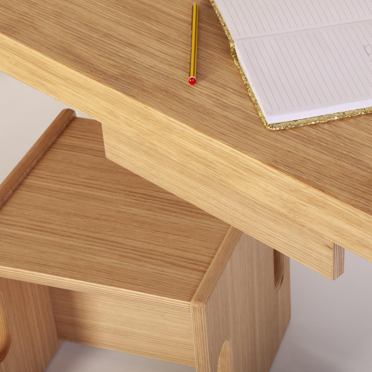 Convertible chair KASVA oak multiplex oiled