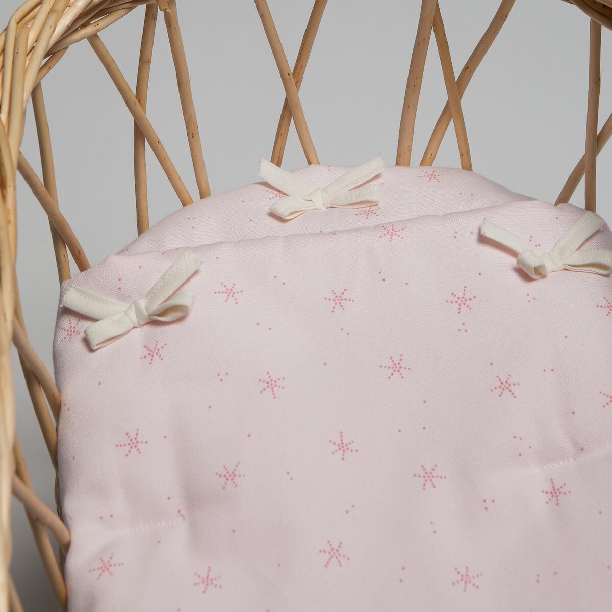 Couverture-oreiller poupée STARS rose